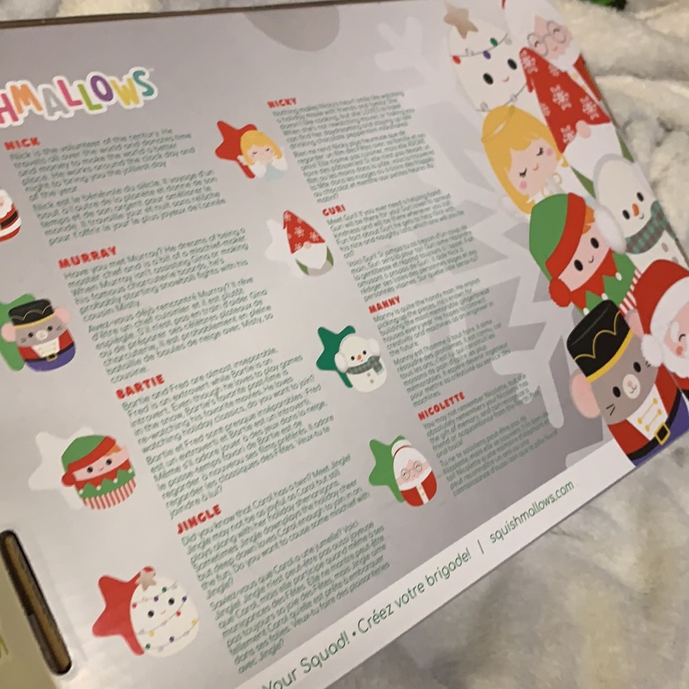 Mini squishmallows 2021 classic holiday squad - Kelly toys - winter holiday - Picture 2 of 3
